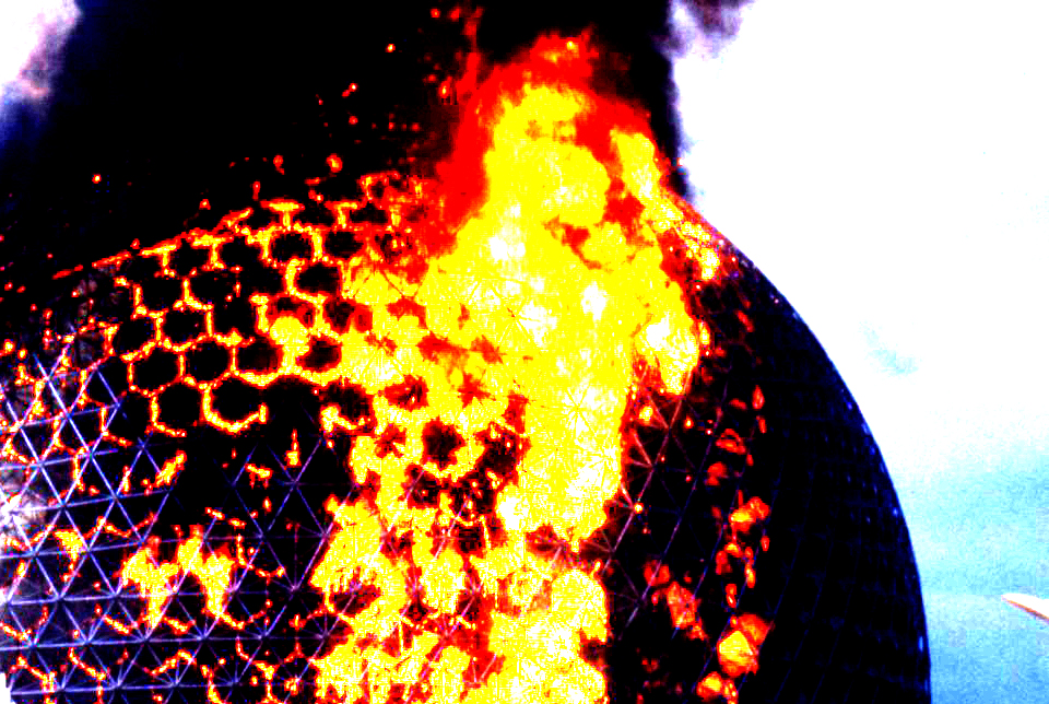 buckminster fuller dome on fire 2 exp